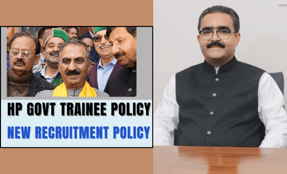 Former Minister Slams Sukhu Govt’s Trainee Job Policy as ‘Betrayal of Youth’