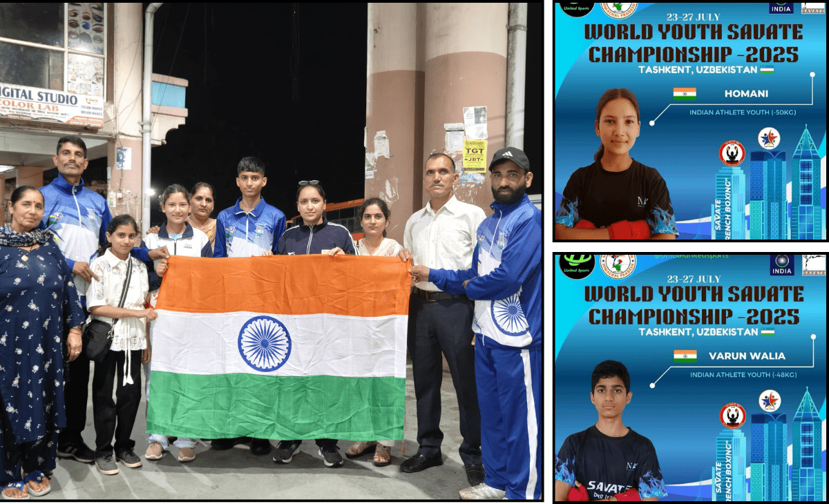 2 young Mandi athletes fly to Tashkent to represent India in World Savate Championship, proud moment for Himachal
