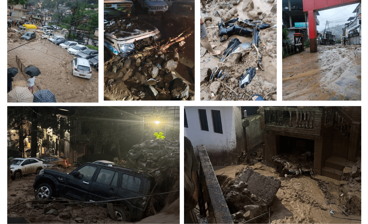Torrential rains weak havoc in Mandi; two *dead, highways blocked, hospital access disrupted