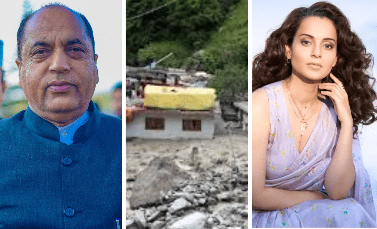 Kangana Ranaut blames Himachal ex-CM Jai Ram for her absence from flashflood-ravaged Mandi