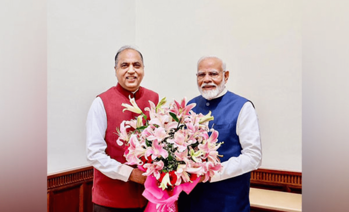 Himachal ex-CM Jai Ram meets PM Modi, seeks special relief package for cloudburst-hit Mandi, raises other demands too