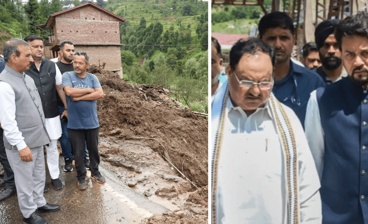 Rs 7 lakh to rebuild house, Rs 50,000 for cow: Himachal CM announces relief in Seraj; BJP chief Nadda too in Mandi