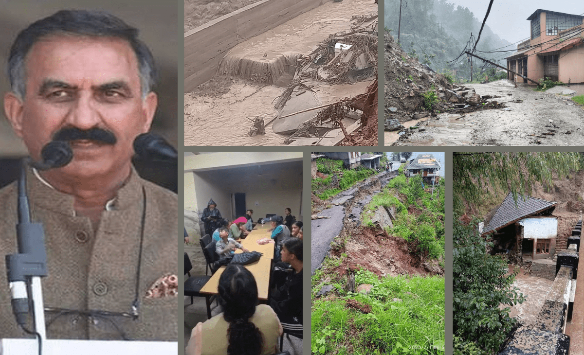 Himachal CM assures all-out support to flashflood-hit families in Mandi, promises land & livestock compensation