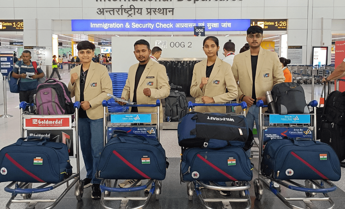 2 Himachal players in contingent as Indian team departs for Savate World Youth Championship in Uzbekistan