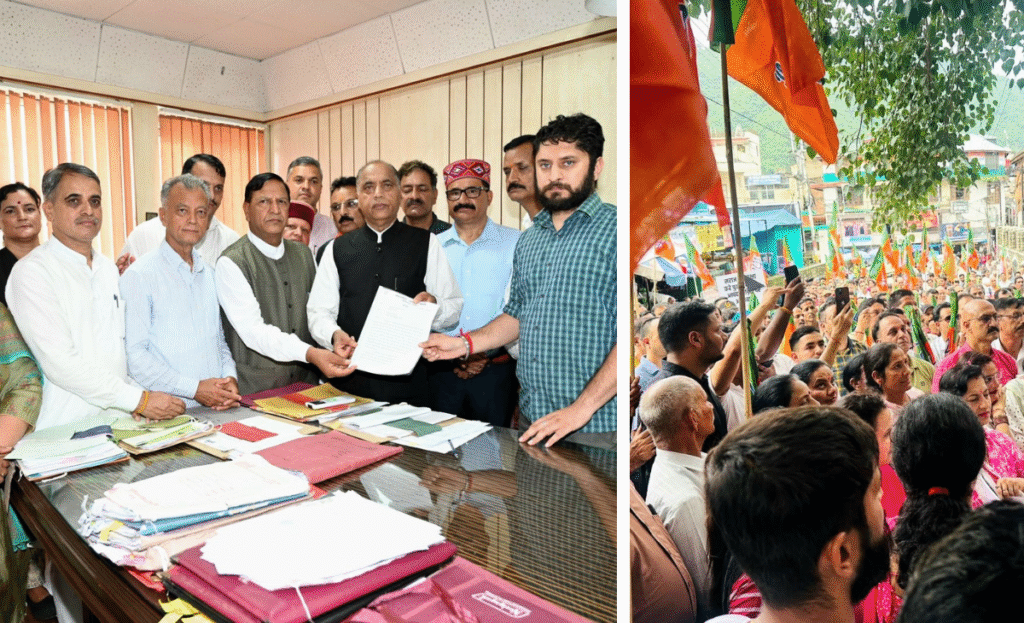 Himachal BJP holds rally in Mandi to protest FIRs against protesters in Thunag, calls Congress govt ‘arrogant’ 2 a1 3
