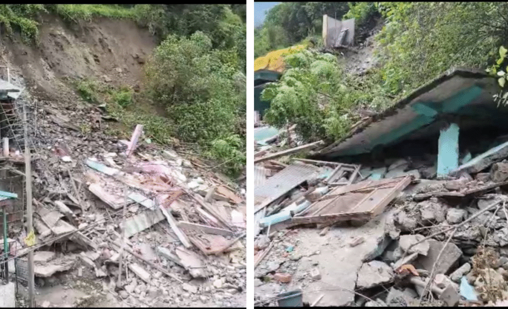 Landslide reduces 30-room building to rubble in Himachal’s Balichowki, 60 families displaced 2 a2 9