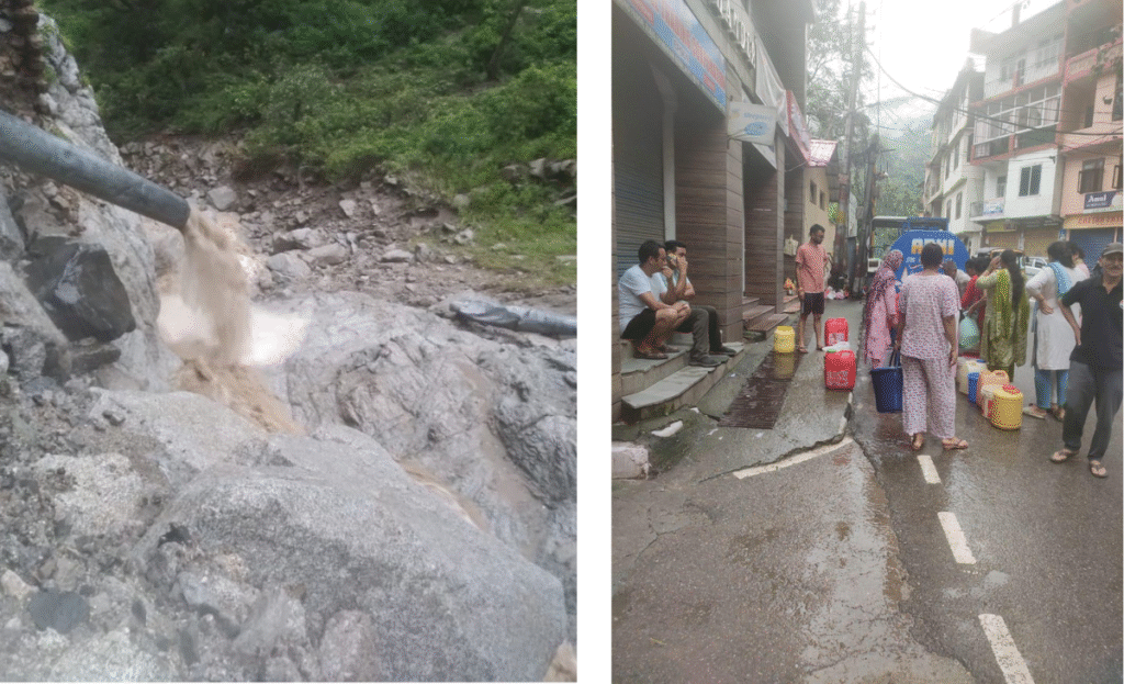 Crisis in flash flood-hit Mandi city as no drinking water for five days 3 a5