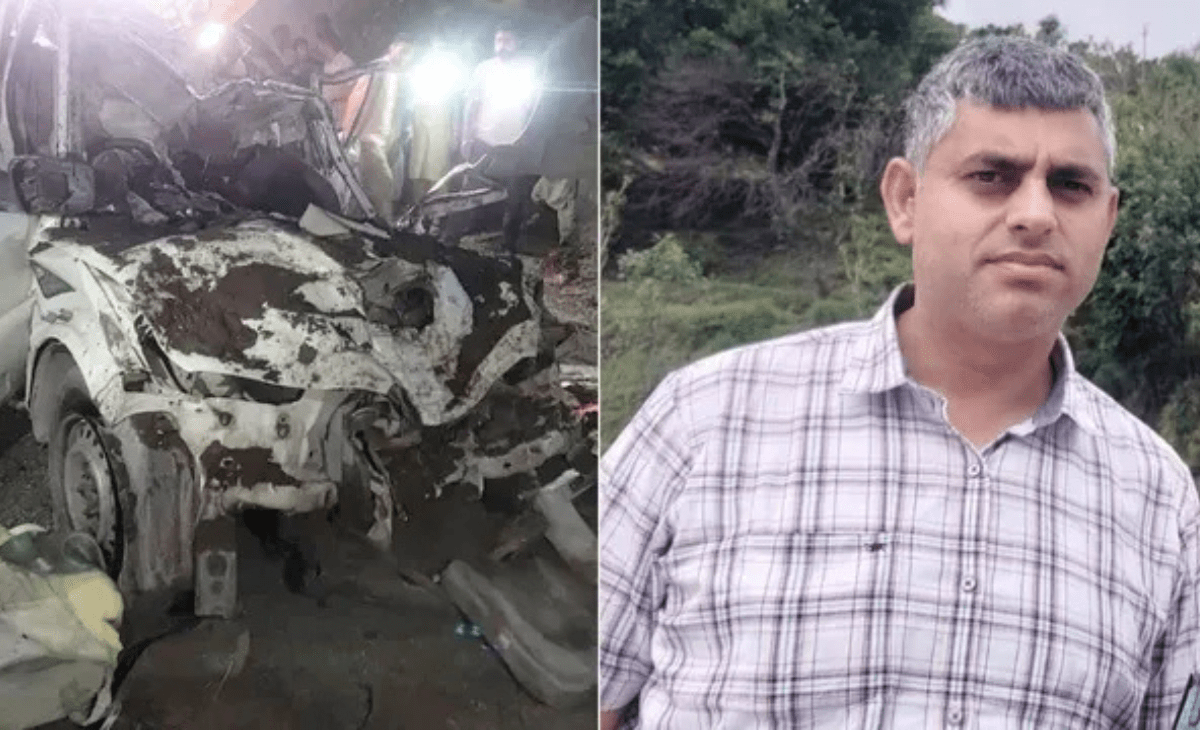 SDM, son killed as massive landslide hits vehicle, 2 other family members seriously injured