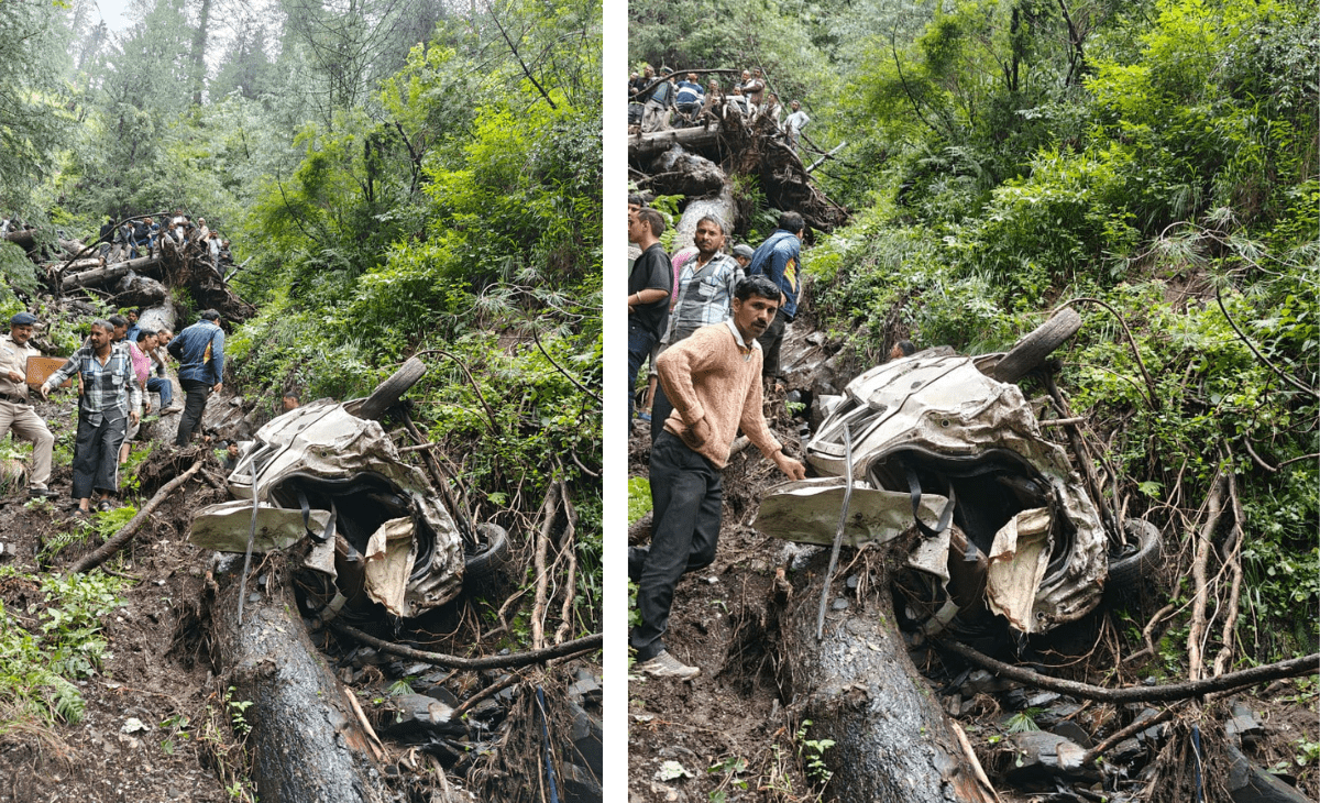 Himachal accident: Three killed, two injured as car falls into gorge in Mandi