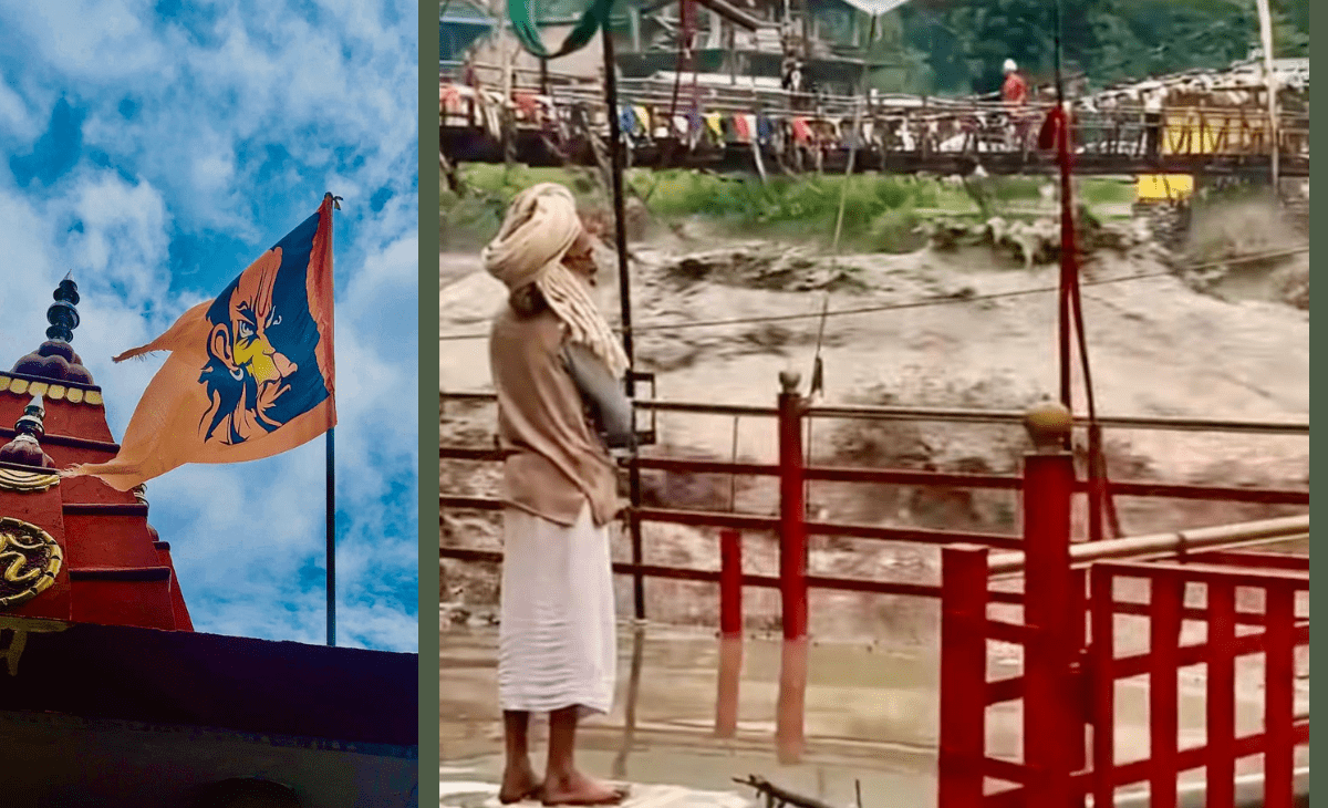 Faith amid Himachal floods: Water all around, priest refuses to desert Hanuman Temple in Kullu, inspires nation