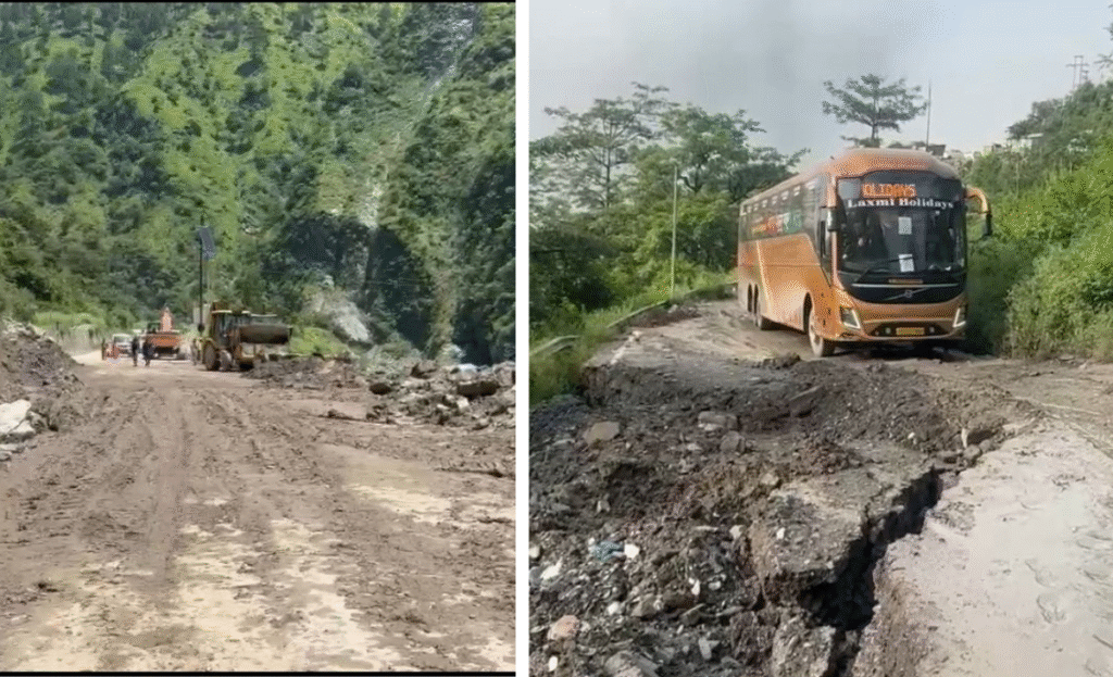 Landslide threat looms over Mandi–Aut Highway stretch 3 w1