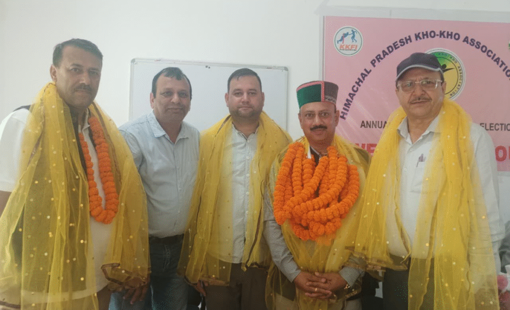 Abhishek Thakur Re-elected as President of Himachal Pradesh Kho-Kho Association 2 m1