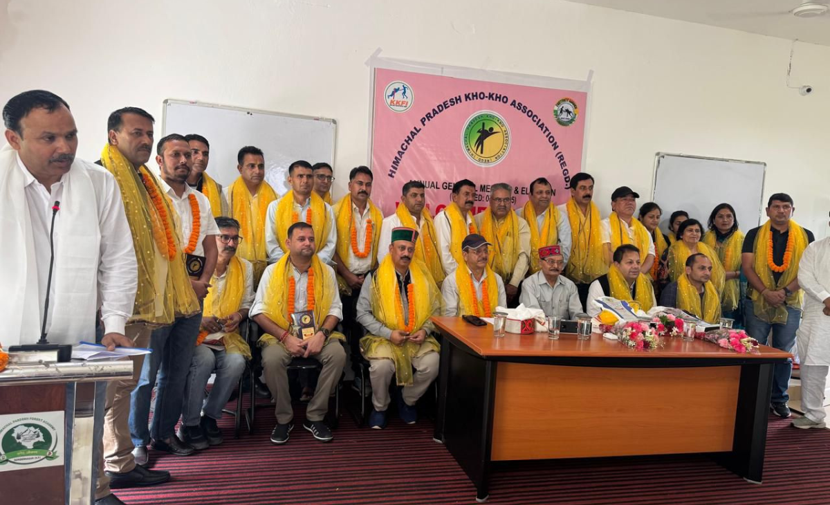 Abhishek Thakur Re-elected as President of Himachal Pradesh Kho-Kho Association