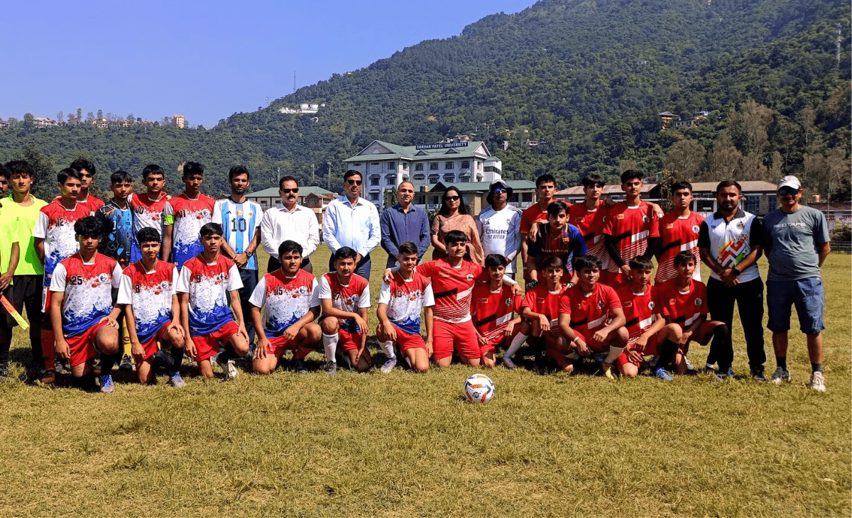 DAV State Level Football Tournament Kicks Off with Enthusiasm at Paddal Ground, Mandi