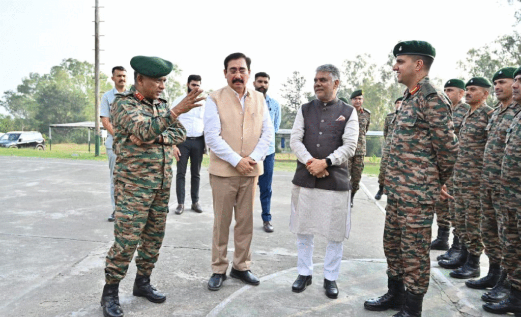 Kangra MP Rajeev Bhardwaj honours Garhwal Rifles for heroic rescue during Sulah natural disaster 2 p6 1