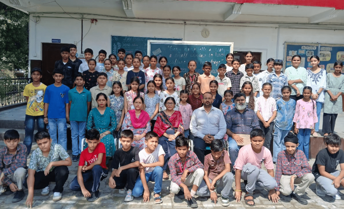 Philately Exam Enthusiastically Held at D.A.V. Public School, Bankhandi
