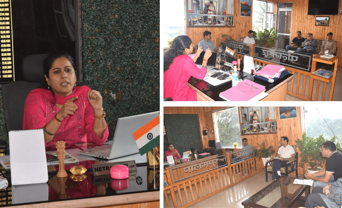 SDM Netra Meti Reviews Dussehra Preparations in Palampur