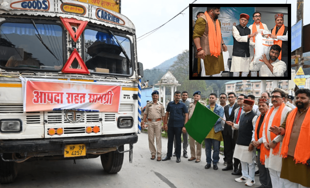 Governor Distributes Relief Material to Disaster Victims in Dalhousie