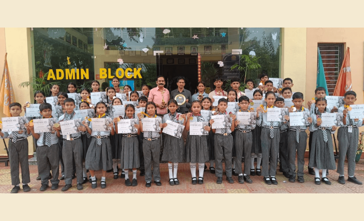 Spring Dale Convent Sr Sec School-Jawali shines in national art competition organised by Rangotsav Celebration