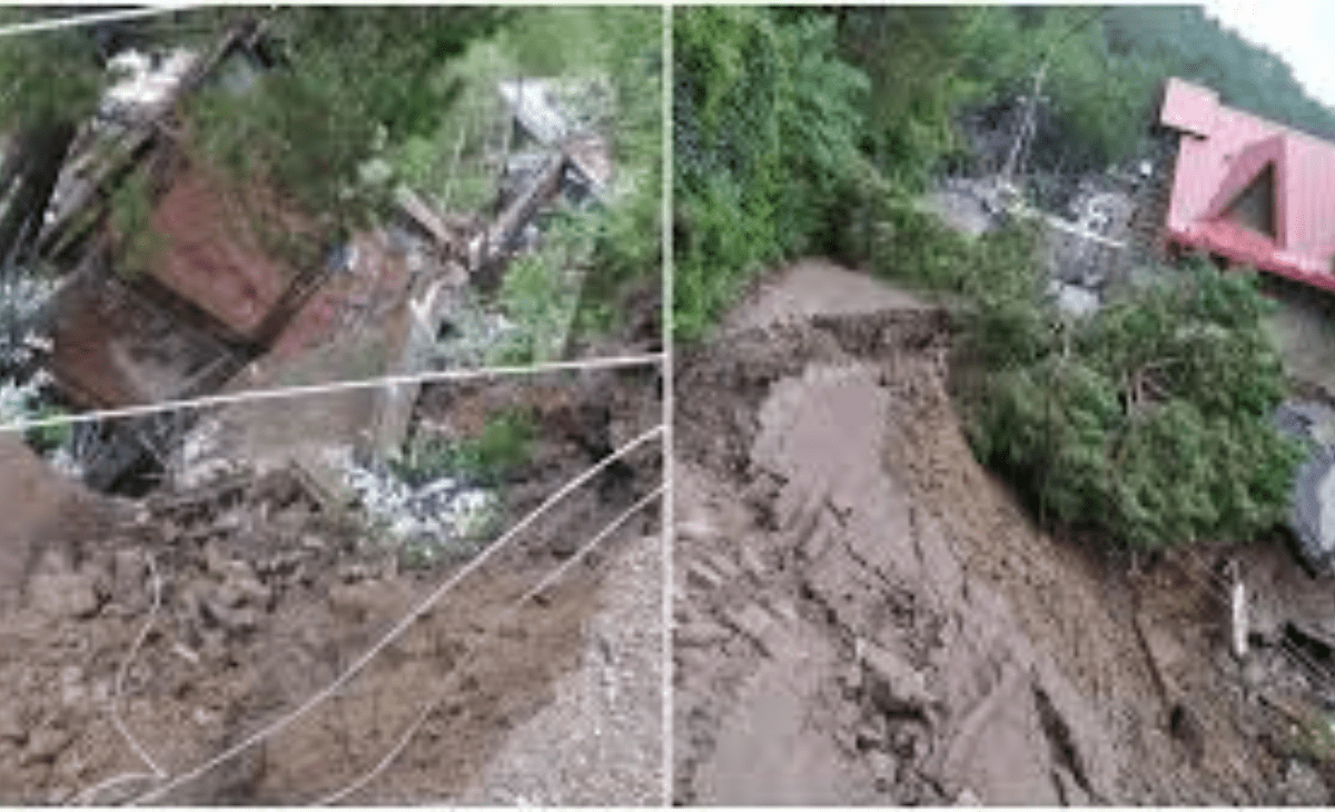 Relentless Himachal rain wreaks havoc; two-storeyed house collapses in Anni; woman killed in Kasauli