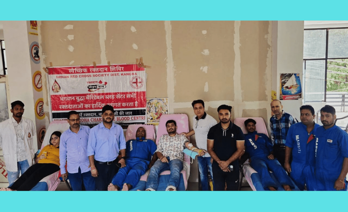 Blood Donation Camp Held in Memory of Shaheed Lakshya Mogra on His Birth Anniversary