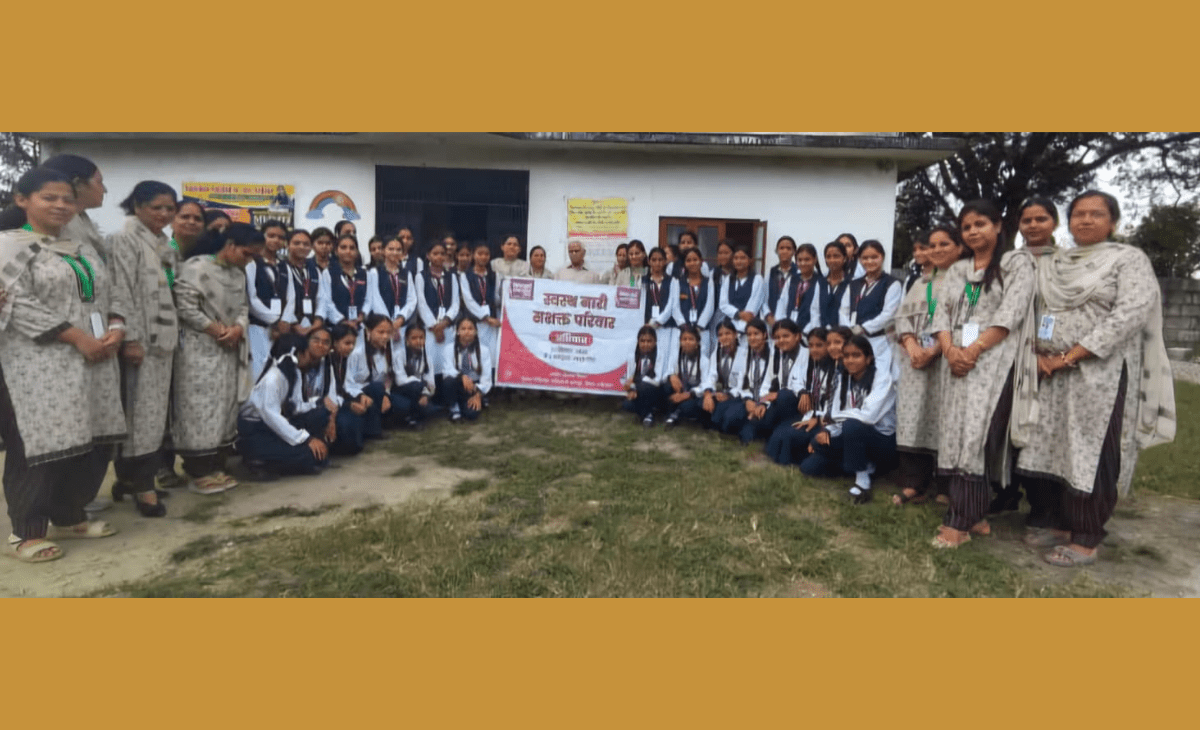 Health Awareness Drive Empowers Girls at Rainbow English Sr. Sec. School, Bhathed