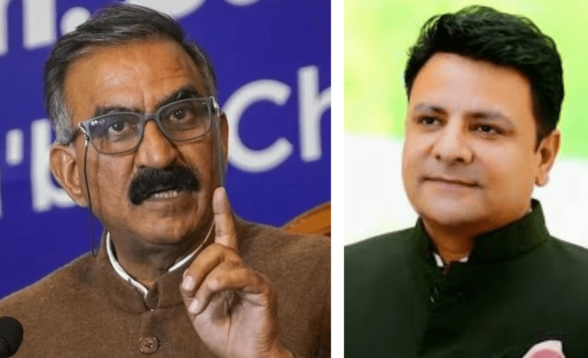 Himachal CM Sukhu challenges BJP MLA Sudhir Sharma to explain from where he got Rs 71 lakh in his account?