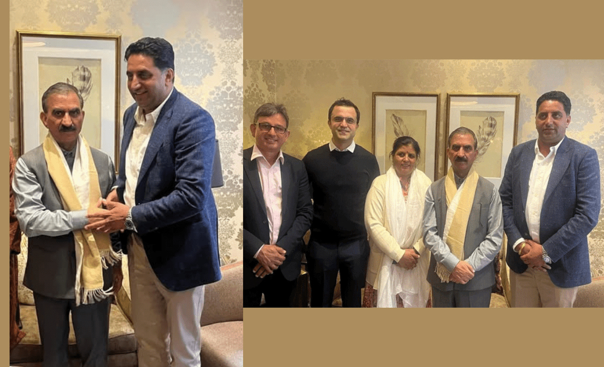 Indian Overseas Congress-UK president calls on Himachal CM Sukhu in London