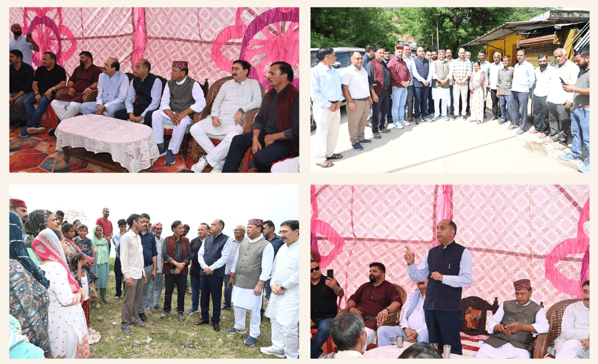 Jairam Thakur Visits Disaster-Hit Areas in Chamba, Slams Administrative Apathy