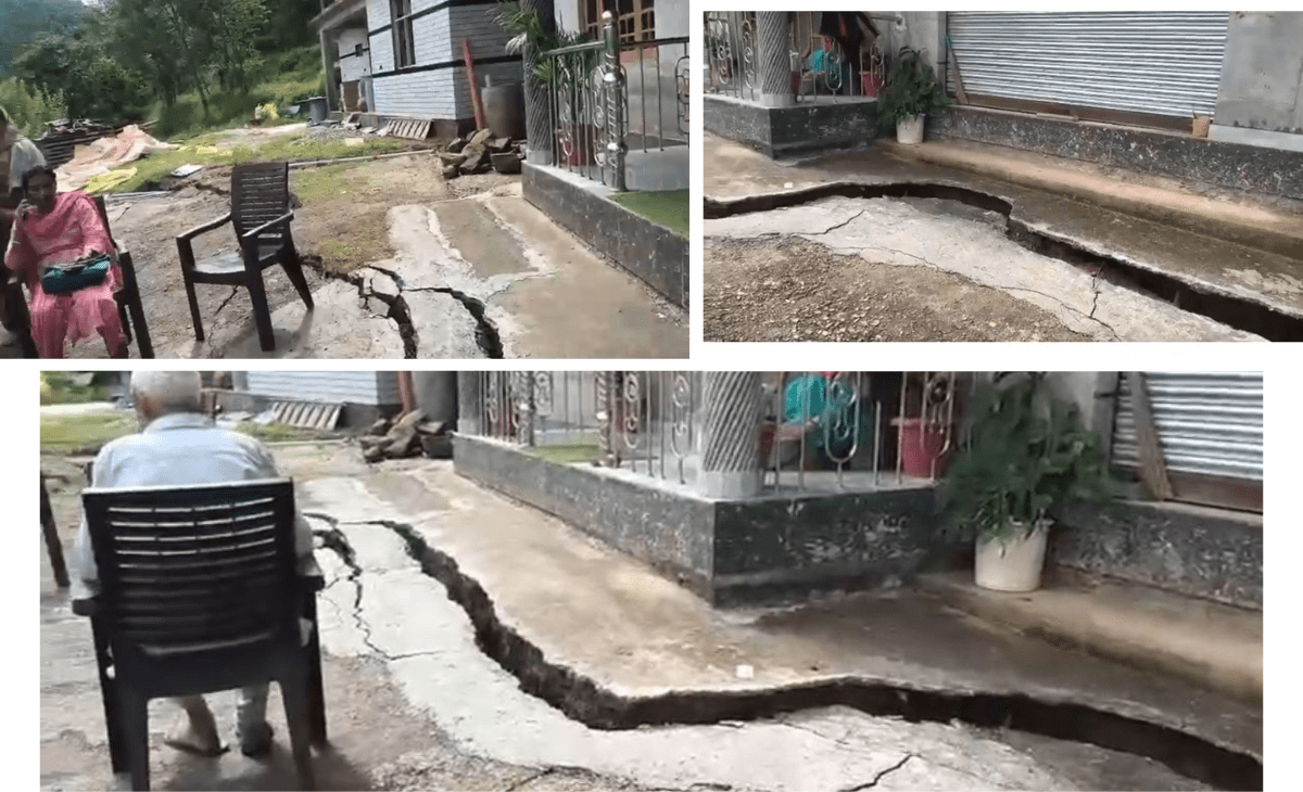 Wide cracks in houses, Mandi residents from Deodhar to Kotli along NH-3 pay price for NHAI’s ‘negligence’