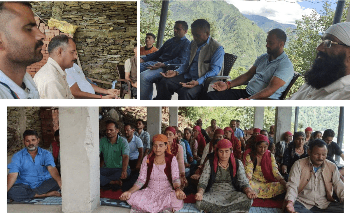 Amid Himachal rain disaster, Art of Living provides healing touch to Mandi villagers