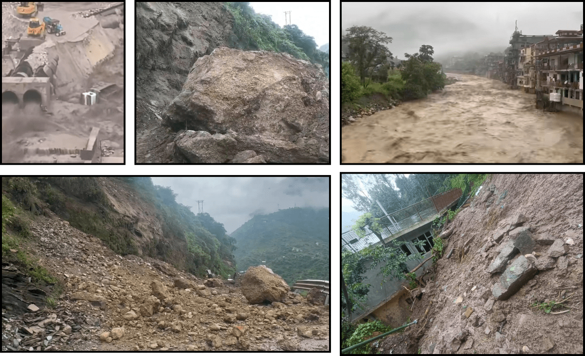 Himachal weather: Relentless rain wrecks normal life, 1,160 roads blocked across state, 2,477 transformers stalled