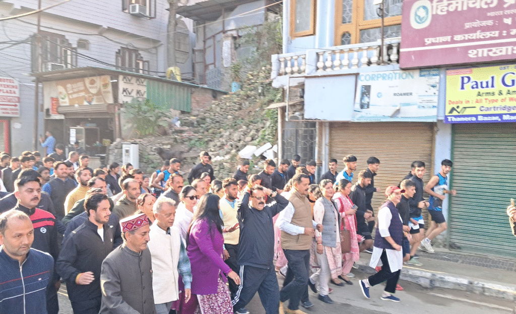 Run for Unity in Mandi: Himachal MP Indu Goswami leads march to honour Sardar Patel’s legacy 2 a2 5