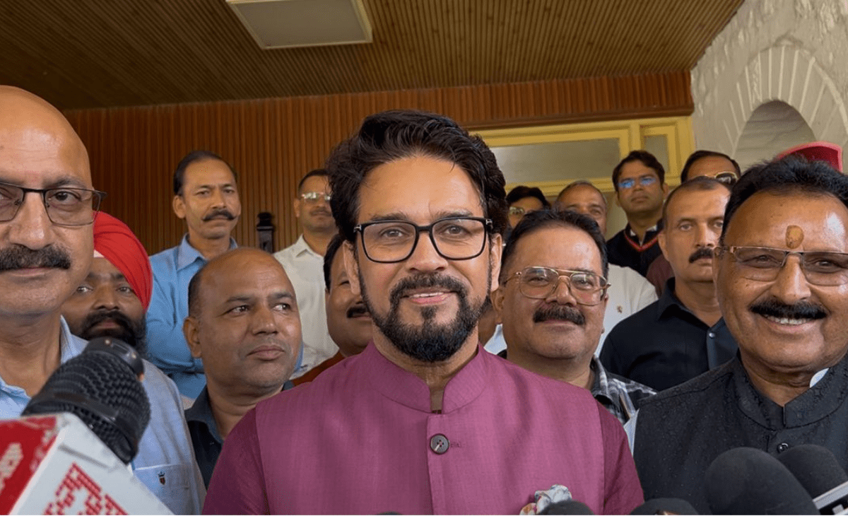 BJP MP Anurag Thakur clears the air, says he’s not in race for Himachal chief minister’s post