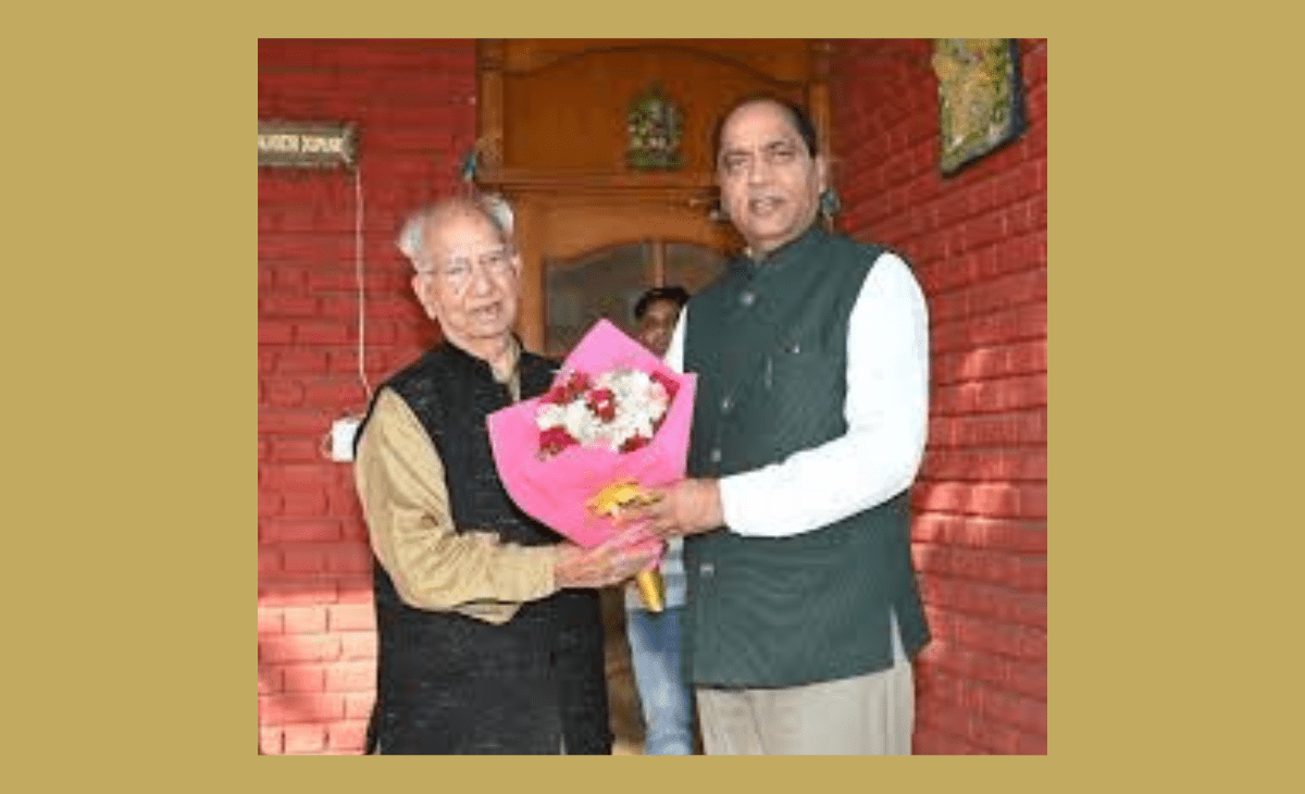 Himachal ex-CM Jai Ram reaches out to Shanta Kumar as Kangra veteran’s praise for BJP rebel Sanjay sparks buzz