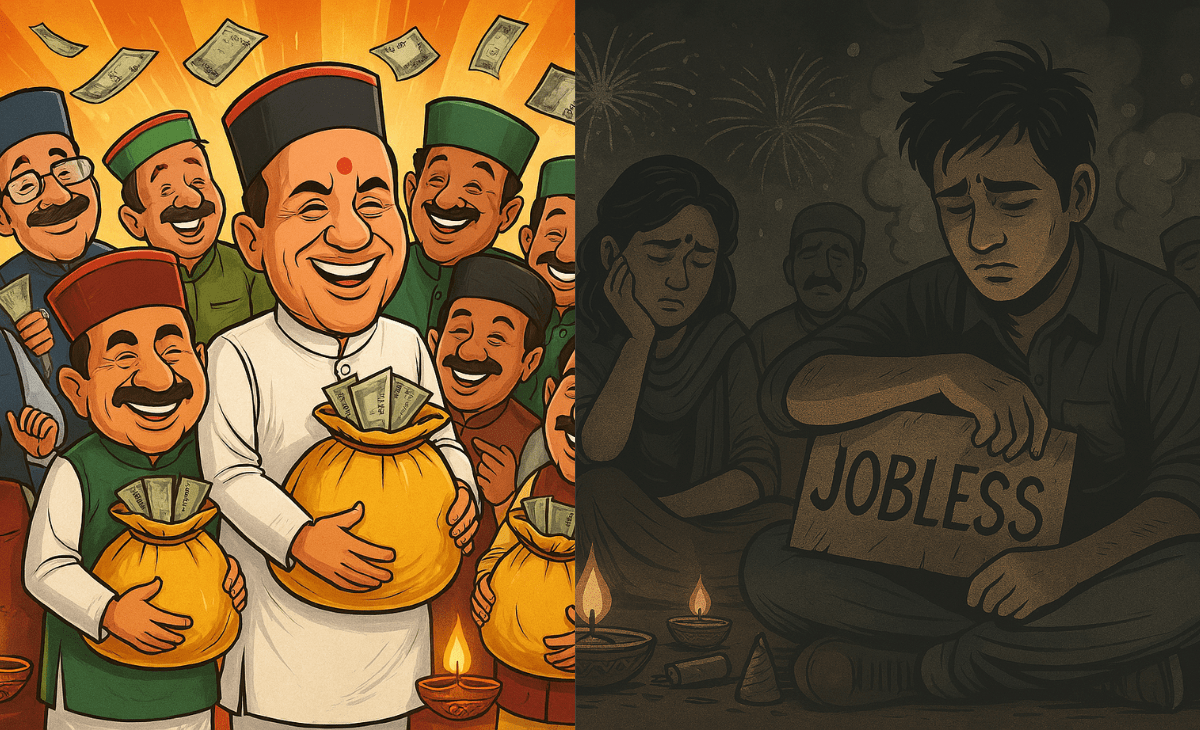 ‘Black Diwali’ for lakhs of jobless Himachal youth as CM, ministers, MLAs gift themselves salary hike