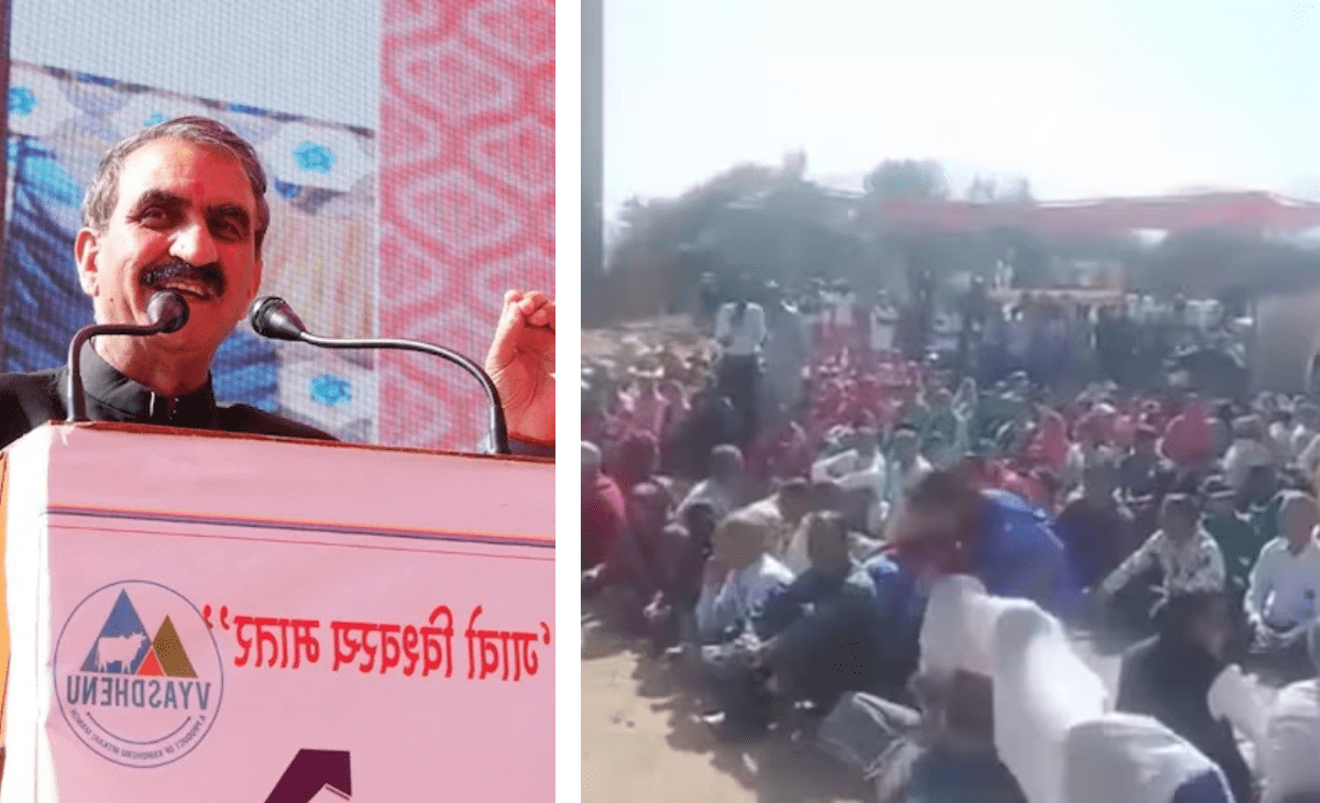 Himachal police file FIR as ‘starving’ schoolgirls raise slogans against CM Sukhu at Solan event