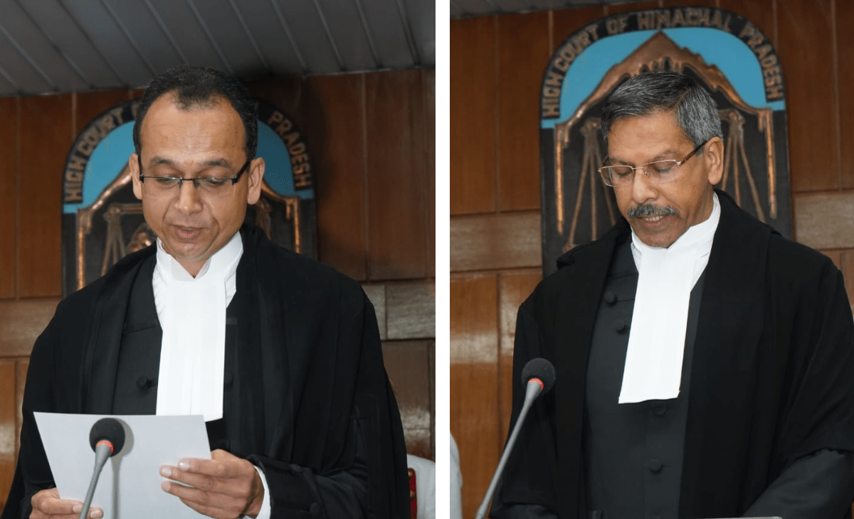 2 new Himachal Pradesh High Court judges take oath, strength rises to 13