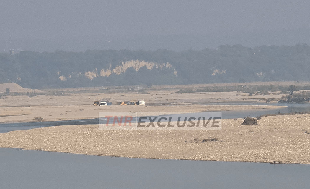 Illegal deep-bed mining in Beas? TNR Team captures heavy machinery operating in Indora