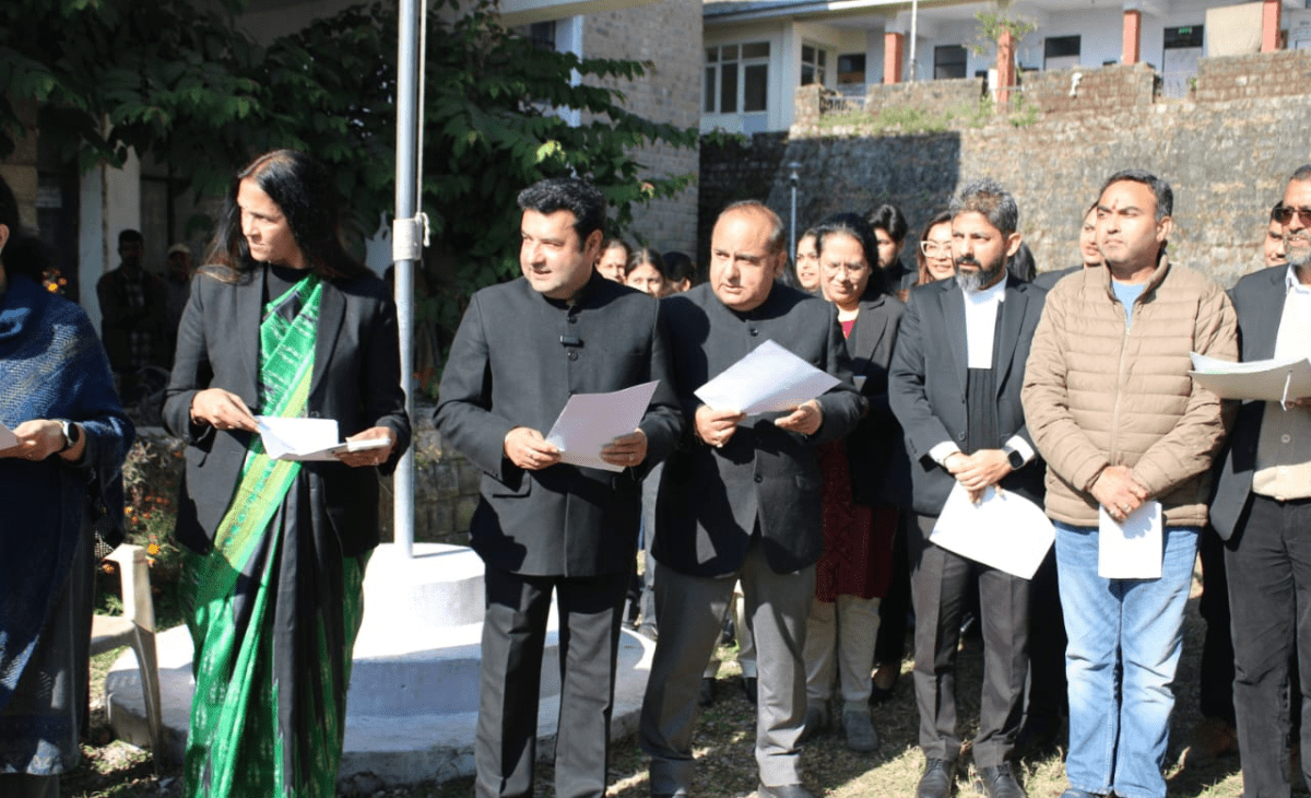 Constitution Day Resonates in Dharamshala — Preamble Read Aloud at Court Premises