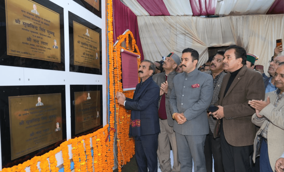 CM Sukhu inaugurates and launches projects worth ₹53.96 crore in Rampur