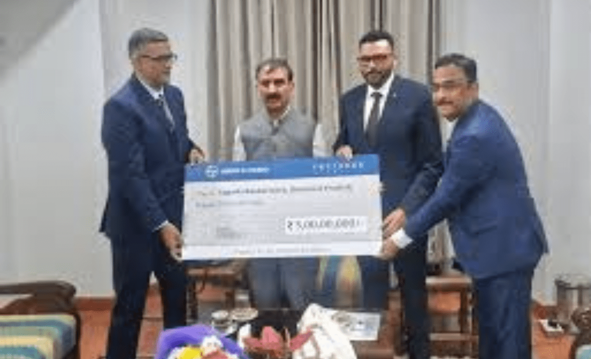 L&T Group Donates ₹5 Crore to Himachal CM for Disaster Relief