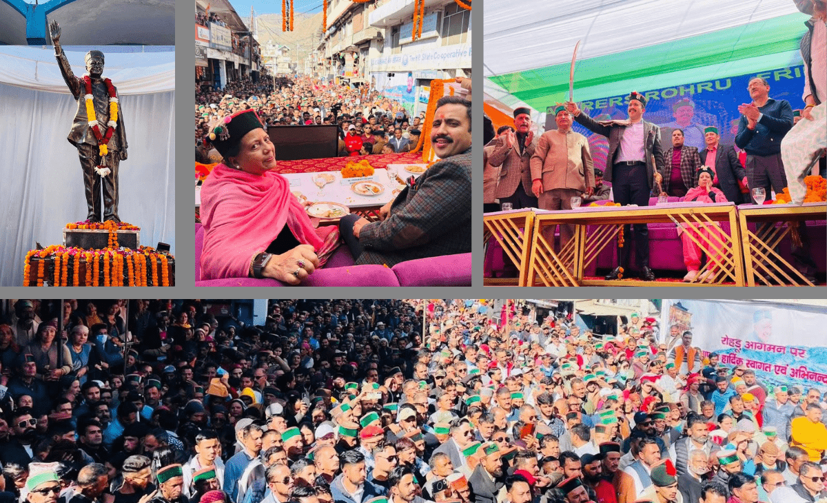 Himachal minister Vikramaditya shares emotional tribute on unveiling of father Virbhadra Singh’s another statue in Rohru