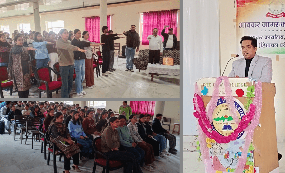 Income Tax Department-Dalhousie holds awareness programme at DAV College in Banikhet