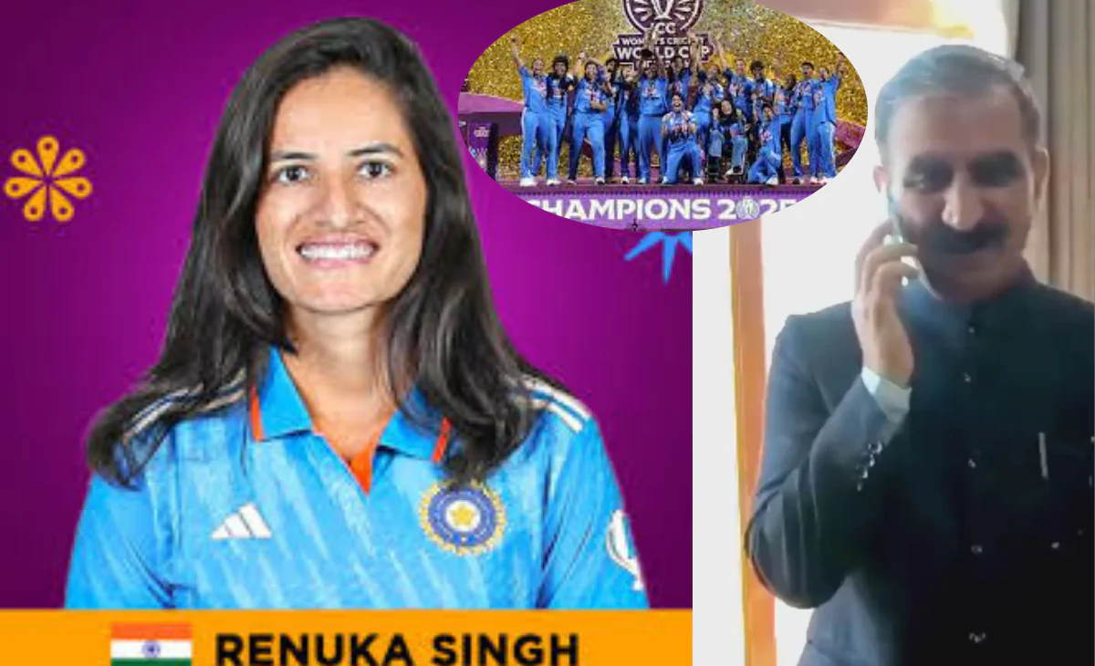 Himachal CM congratulates women’s world cup winner Renuka Thakur on phone, announces Rs 1 crore reward