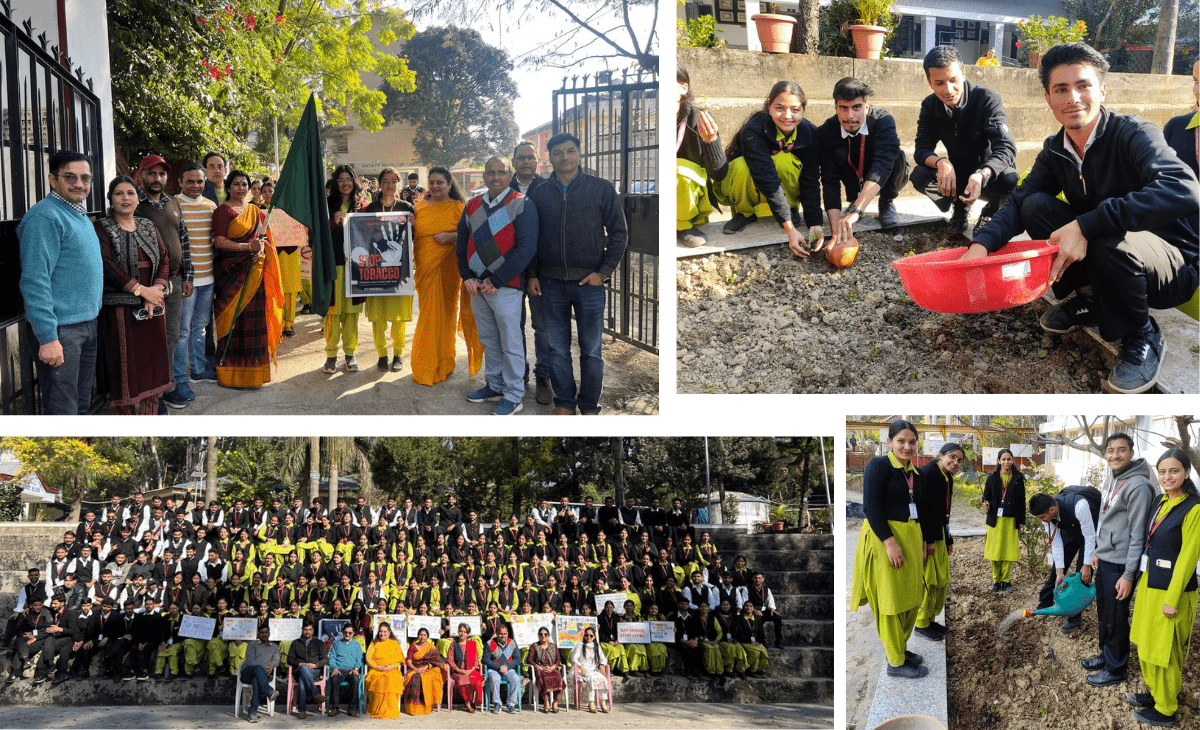 Tobacco-Free Youth 3.0 Campaign Rally Held at GCTE Dharamshala
