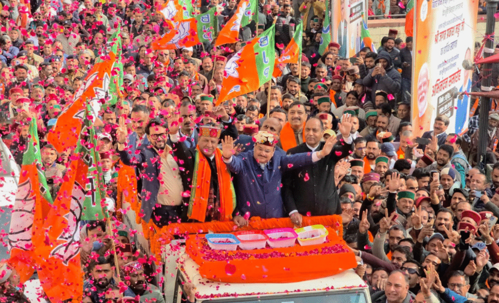 JP Nadda lays foundation stone of new Himachal BJP state office in Shimla, signals new chapter in party's history 2 a1 6