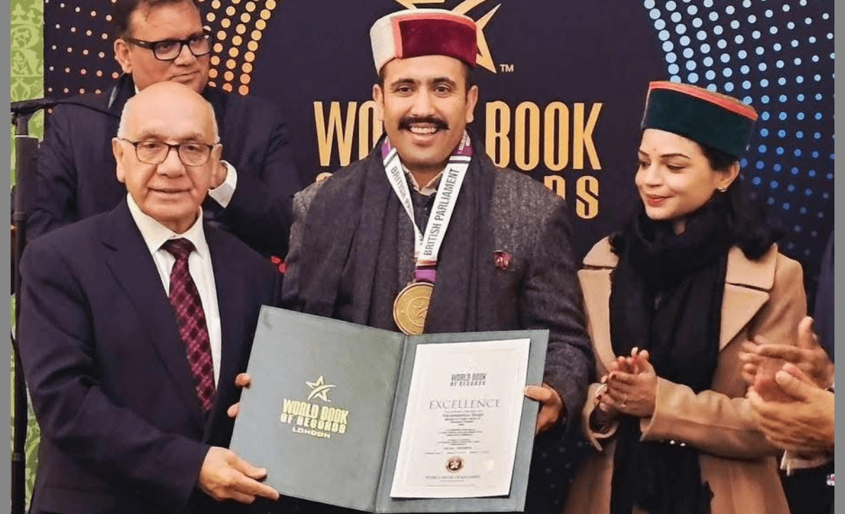 Himachal minister Vikramaditya honoured in London with International Youth Icon Award, skips own govt’s 3-year anniversary event in Mandi