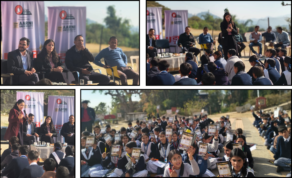 IPS officer Aditi Singh encourages Narwana school students to aim high at TNR-Arni University ‘Udaan’ career event