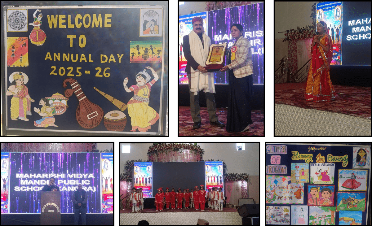 Annual function of Maharishi Vidya Mandir School, Kangra celebrated with enthusiasm
